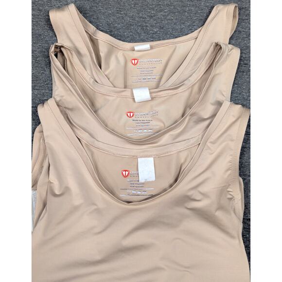 Lot of 3 UNDERTECH UNDERCOVER Tank - Beige, Concealed Carry, 2 Holsters, XXL - Picture 2 of 6